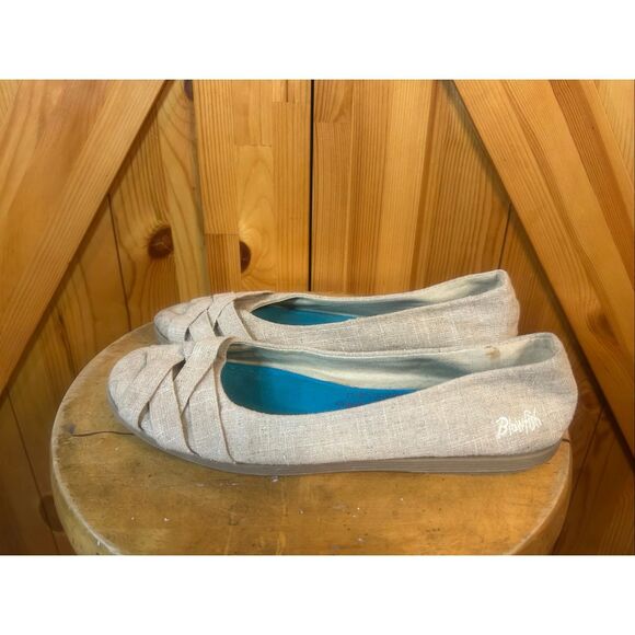 Blowfish Malibu 8.5 Ballet Flats Slip On Shoes Canvas Closed Round Toe - Picture 3 of 10